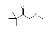 3,3-dimethyl-1-(methylthio)butan-2-one结构式