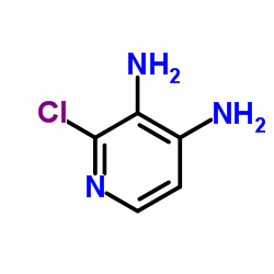 3,4-二氨基-6-氯吡啶结构式