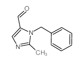 1H-Imidazole-5-carboxaldehyde,2-methyl-1-(phenylmethyl)-结构式