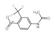 4-硝基-3-三氟甲基乙酰苯胺结构式
