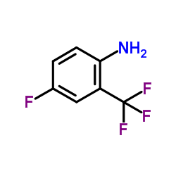 2-氨基-5-氟三氟甲苯结构式