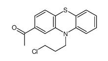 1-[10-(3-chloropropyl)-10H-phenothiazin-2-yl]ethan-1-one结构式