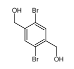 2,5-Dibromo-1,4-benzenedimethanol结构式