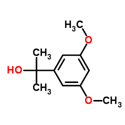 2-(3,5-二甲氧基苯基)丙-2-醇结构式