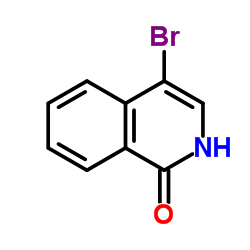 4-溴-1(2H)-异喹啉酮结构式