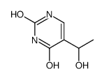 5-(1-hydroxyethyl)uracil结构式