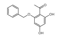 2,4-dihydroxy-6-(benzyloxy)acetophenone结构式