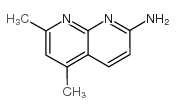 5,7-二甲基[1,8]萘啶-2-胺结构式