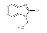 1-乙基-1,3-二氢-(9ci)-2H-苯并咪唑-2-硫酮结构式