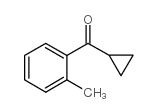 CYCLOPROPYL 2-METHYLPHENYL KETONE结构式