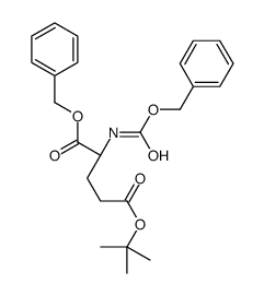 Z-L-glutamic acid γ-tert·butyl α-benzyl ester结构式