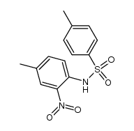 4-methyl-N-(4-methyl-2-nitrophenyl)benzenesulfonamide结构式