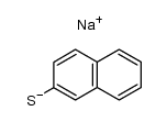 sodium salt of β-mercaptonaphthalene结构式