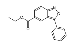 5-ethoxycarbonyl-3-phenyl-2,1-benzisoxazole结构式