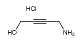 4-aminobut-2-yn-1-ol hydrochloride结构式