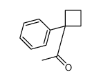 1-(1-苯基环丁基)乙酮结构式