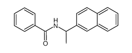 N-1-(2-naphthyl)ethylbenzamide结构式