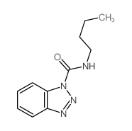 N-butylbenzotriazole-1-carboxamide结构式