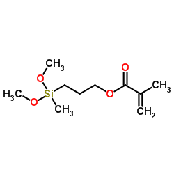 γ-甲基丙烯酰氧基丙基甲基二甲氧基硅烷结构式