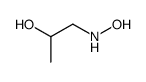 1-hydroxylamino-propanol-(2)结构式