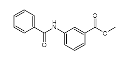 3-benzoylamino-benzoic acid methyl ester结构式
