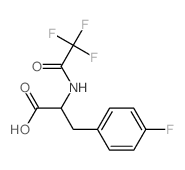3-(4-fluorophenyl)-2-[(2,2,2-trifluoroacetyl)amino]propanoic acid结构式