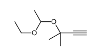 3-(1-ethoxyethoxy)-3-methylbut-1-yne结构式
