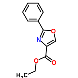 2-苯基噁唑-4-羧酸乙酯结构式