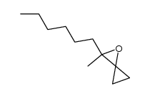 2-hexyl-2-methyl-1-oxaspiro[2.2]pentane结构式