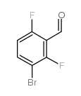 3-溴-2,6-二氟苯甲醛结构式