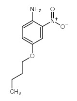 4-丁氧基-2-硝基苯胺结构式