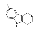 8-氟-2,3,4,5-四氢-1H-吡啶并[4,3-b]吲哚结构式