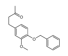 4-(3-methoxy-4-phenylmethoxyphenyl)butan-2-one结构式