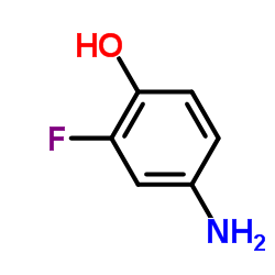 4-氨基-2-氟苯酚结构式