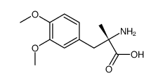3-methoxy-O,&alpha;-dimethyl-L-tyrosine结构式