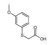 2-(3-methoxyphenyl)sulfanylacetic acid结构式
