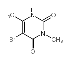 5-溴-3,6-二甲基尿嘧啶结构式