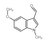 5-甲氧基-1-甲基吲哚-3-甲醛结构式