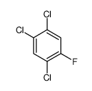 1,2,4-trichloro-5-fluorobenzene结构式