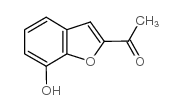 2-乙酰-7-羟基苯并呋喃结构式