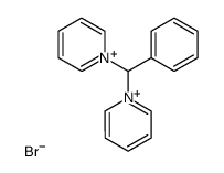 1,1'-(phenylmethylene)bis-pyridinium dibromide结构式