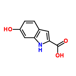 6-羟基-2-吲哚甲酸结构式