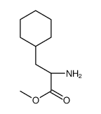(S)-METHYL 2-AMINO-3-CYCLOHEXYLPROPANOATE结构式