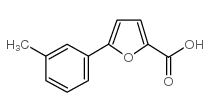 5-(3-甲基苯基)-2-糠酸结构式