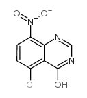 5-氯-8-硝基喹唑啉-4-醇结构式