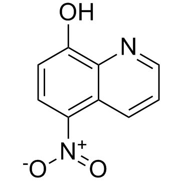 5-硝基-8-羟基喹啉结构式