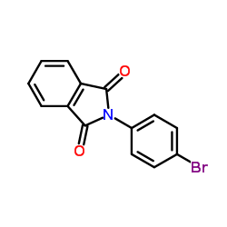 N-(4-溴苯基)邻苯二甲酰亚胺结构式