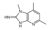 1,5,7-trimethylimidazo[4,5-b]pyridin-2-amine结构式