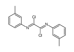N,N'-bis(3-methylphenyl)ethanediimidoyl dichloride结构式