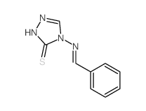 4-(benzylideneamino)-2H-1,2,4-triazole-3-thione结构式